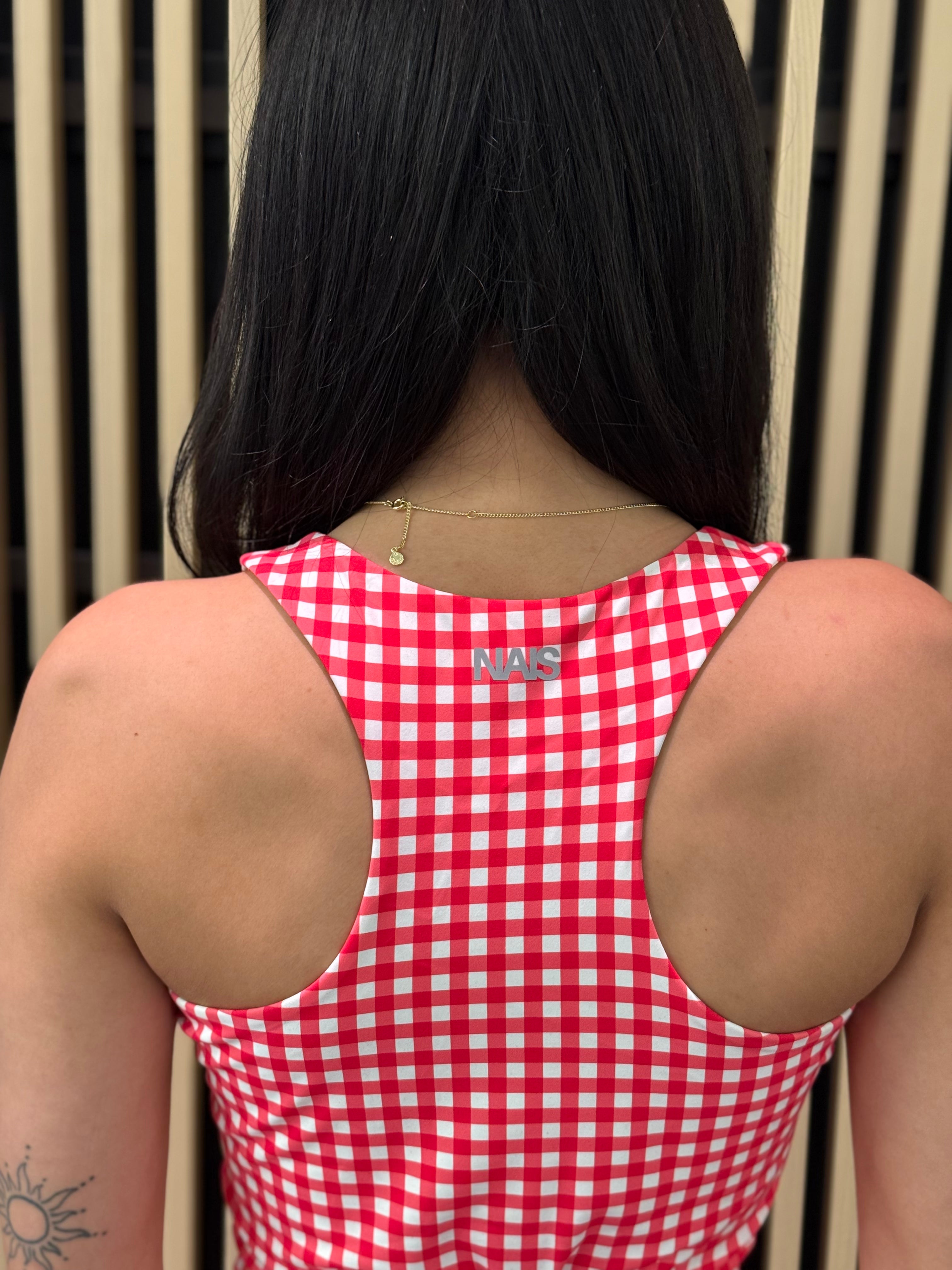 NAIS Gingham Bra Tank